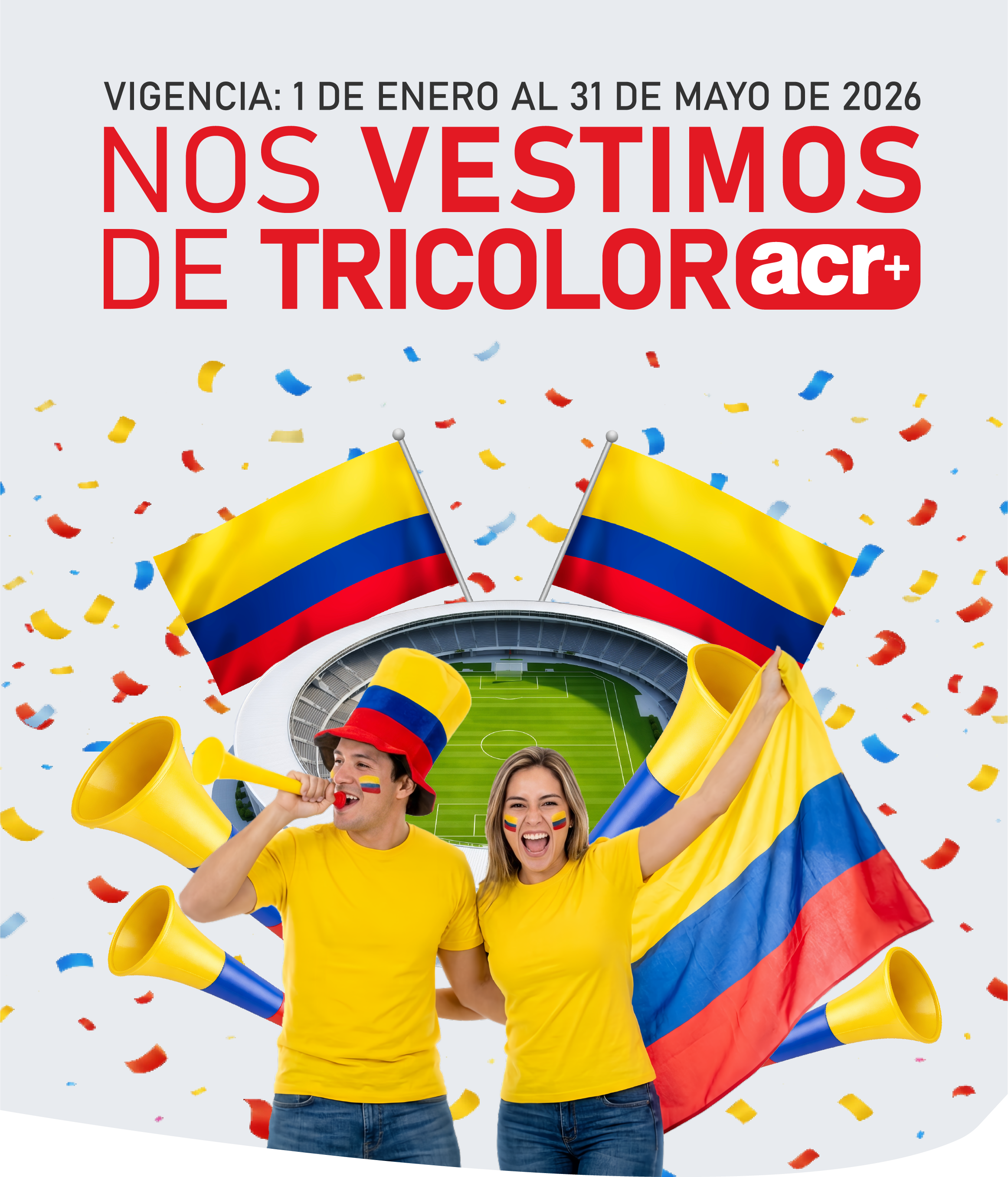 Landing tricolor