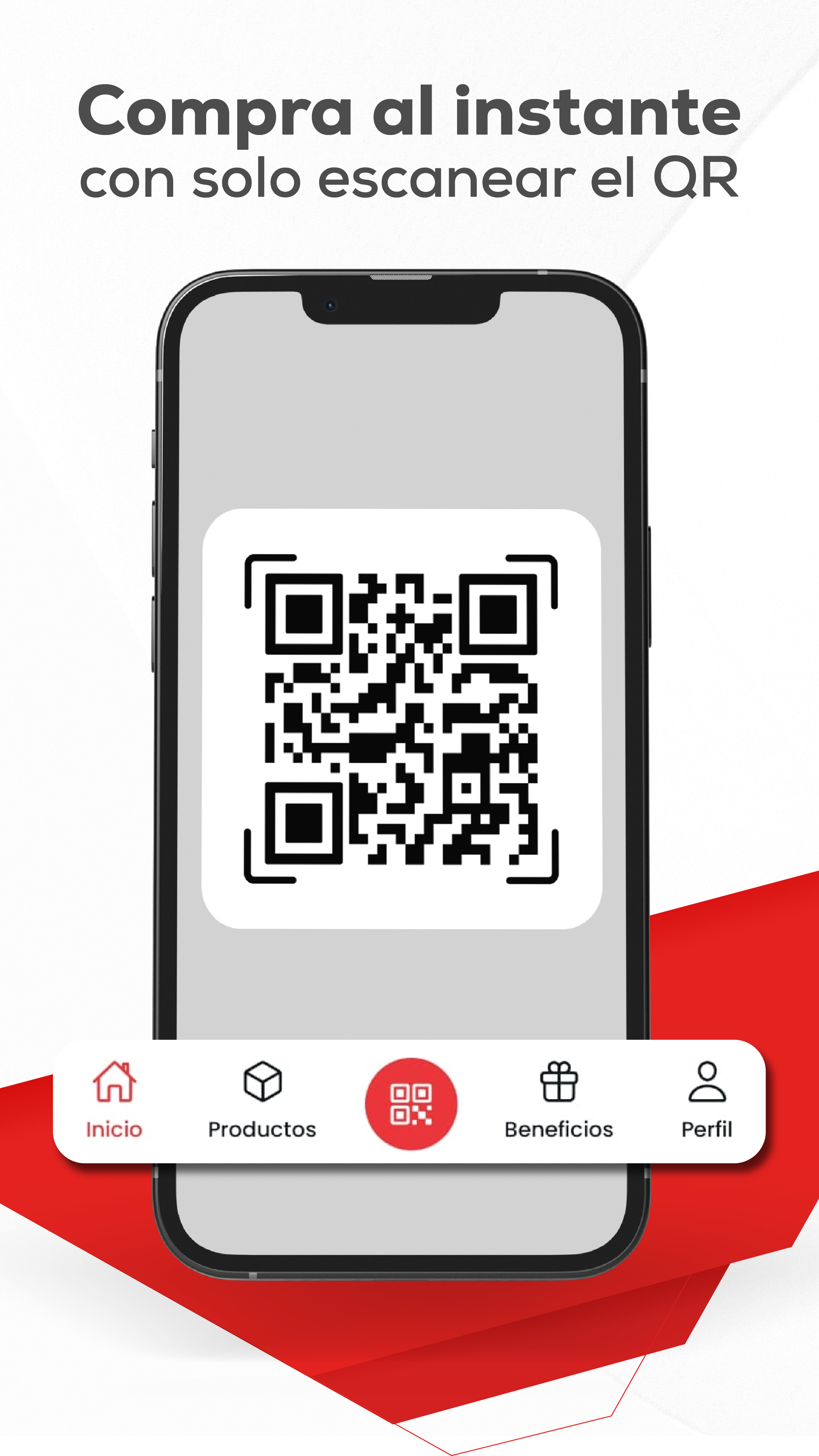 Compra al instante con solo escanear el QR